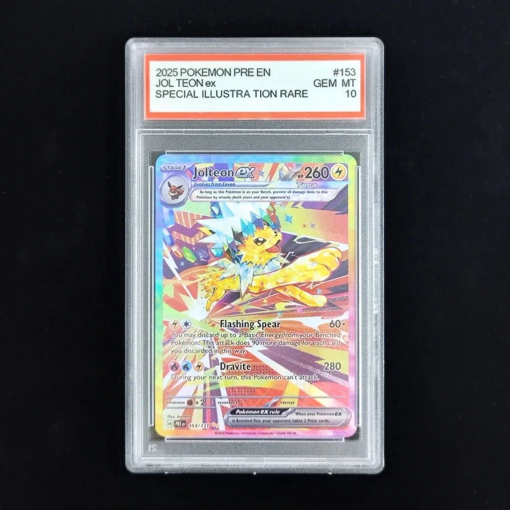 Proxy POKEMON PRE Englische PRISMATIC EVOLUTIONS # 161 UMBREON Sammelkartenspielzeug der Klasse 10, Klasse
