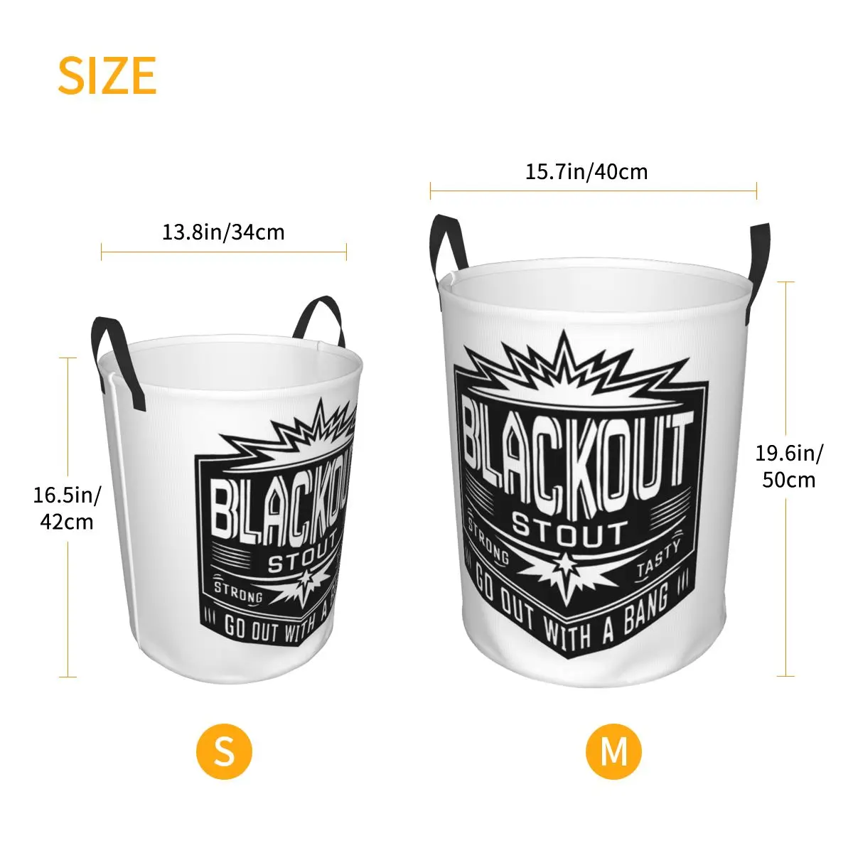 Deep Rock Galactic Black Out Stou Folding Laundry Baskets Dirty Clothes Toys Sundries Storage Basket Large Bag For Home Kids