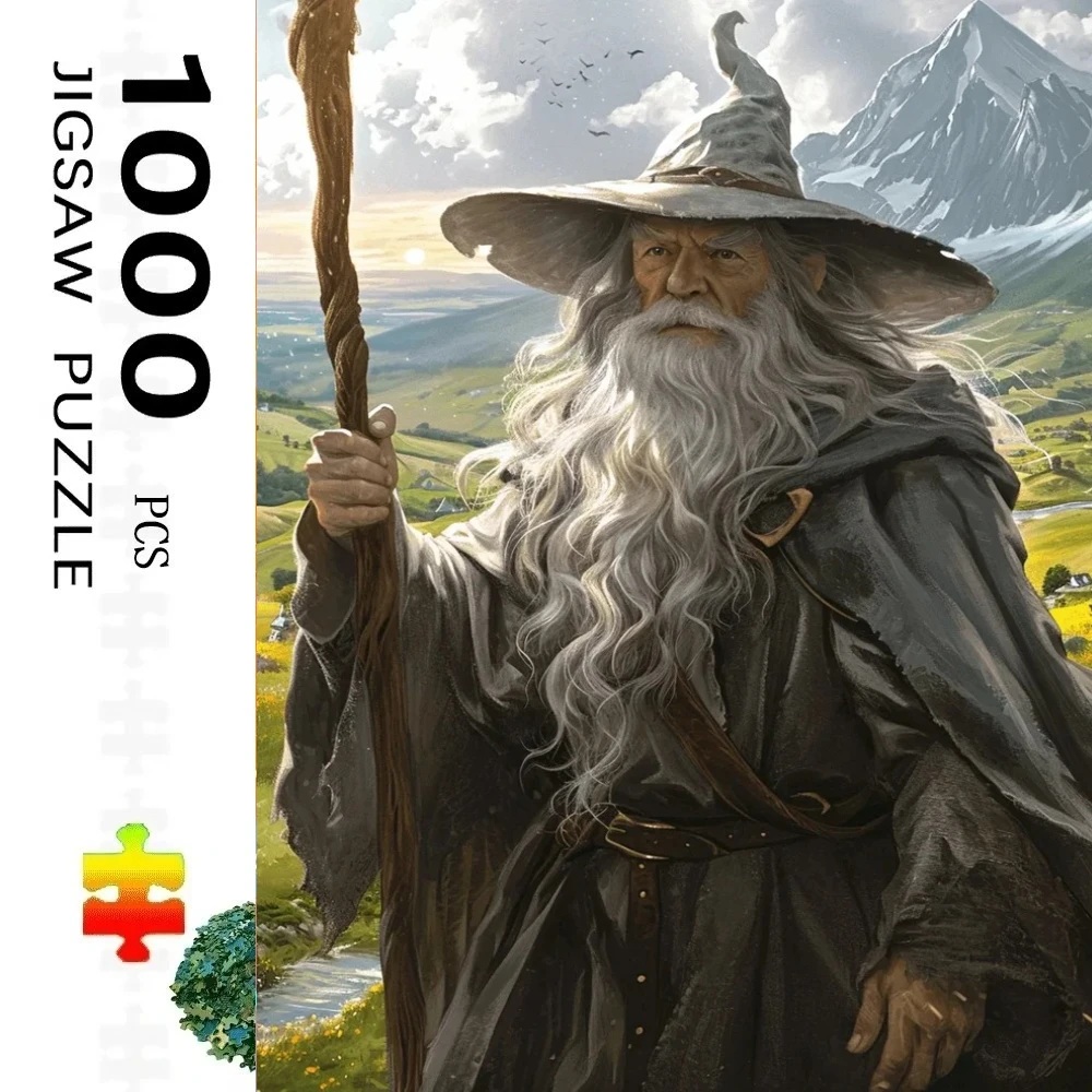 

Пазл на 1000 элементов «Властелин колец», идеально подходит для совместного творчества и развлечений с семьей, подарок, игрушка для досуга