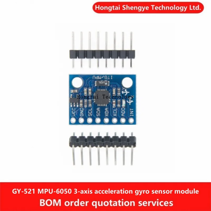 GY-521 MPU-6050 3-axis Analogue Gyro Sensor + 3-axis Accelerometer 6DOF Module