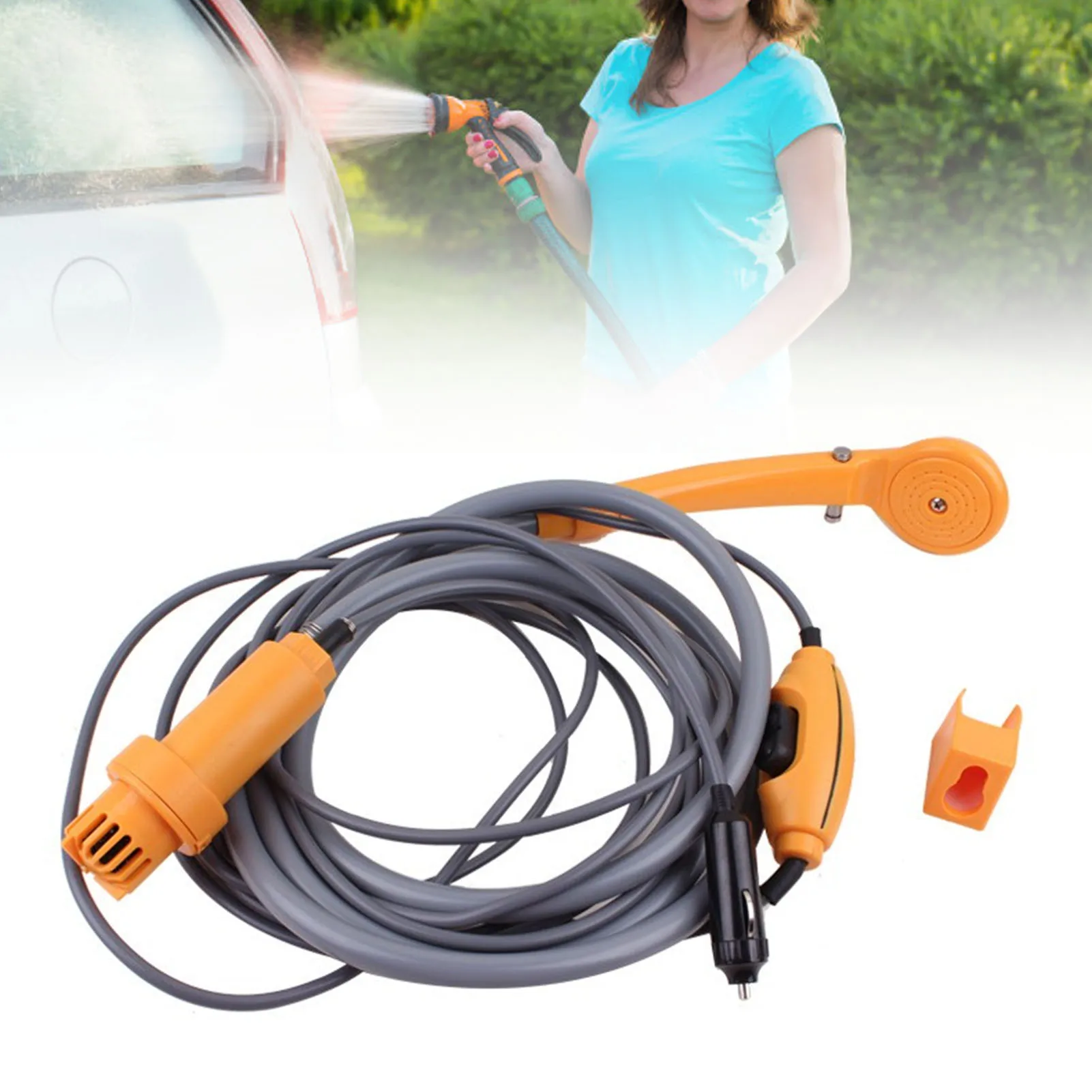 

Leakproof Portable Camping Shower - 2.5 L/min Adjustable Water Flow Outdoor Showerhead Sprayer