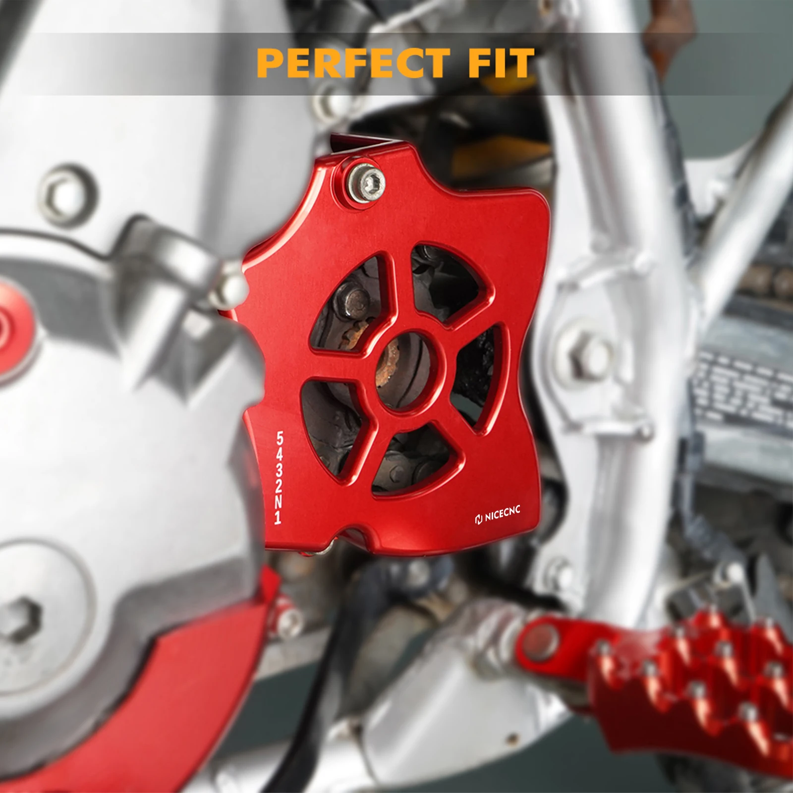 NICECNC For Honda XR650L 1993-2025 2024 2023 2022 2021 Sprocket Cover Guard Protector XR 650L 650 L Aluminum Alloy CNC-machined