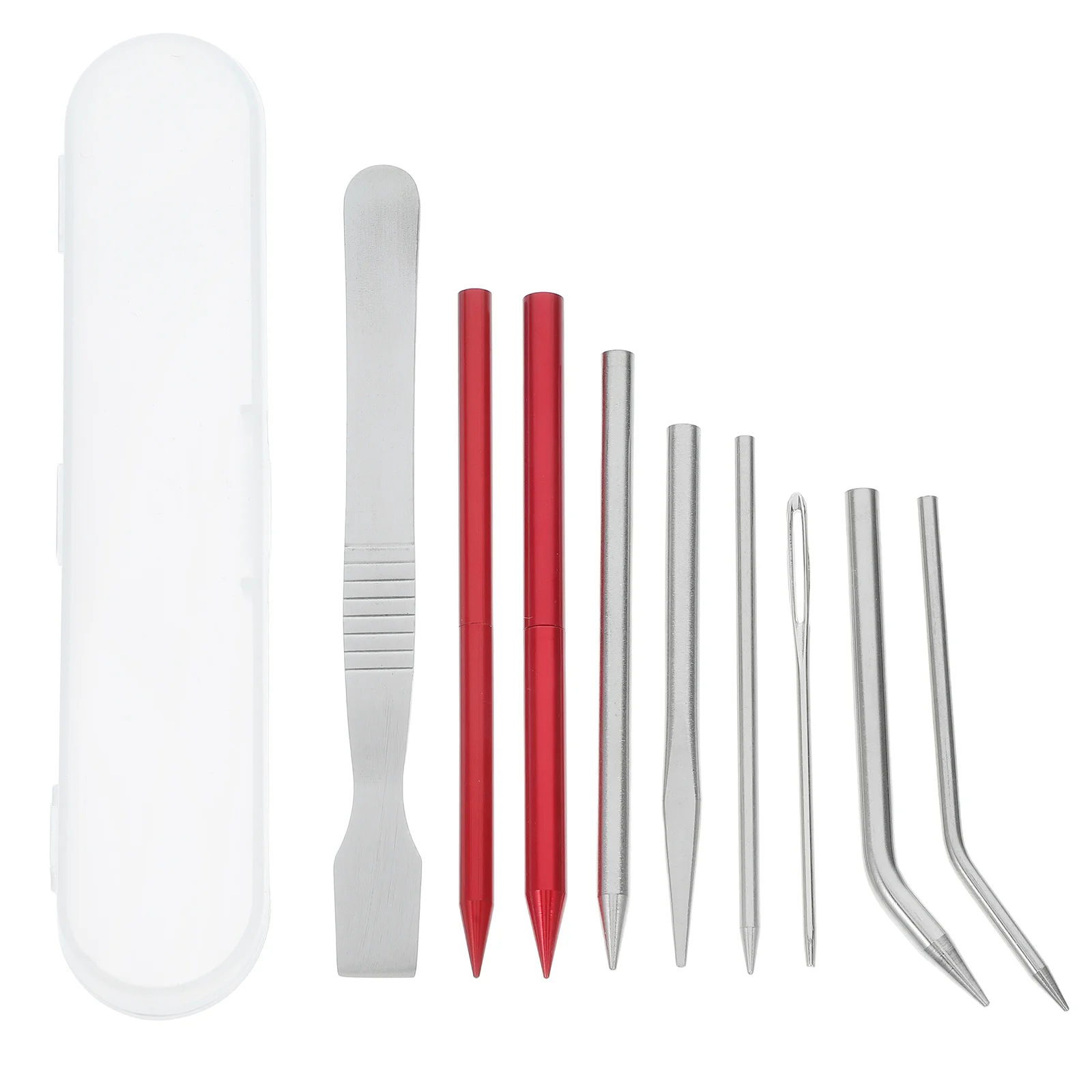 

Knitting Needle Set Mini Clothes Pins Threader Threading Stitching Bracelet Lace Travel