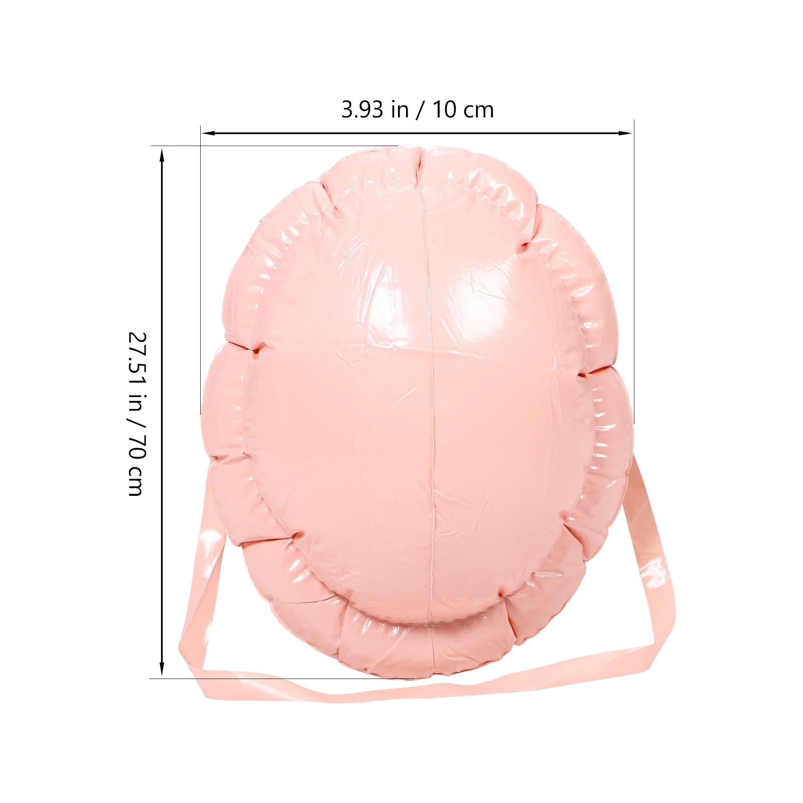 Aufblasbarer gefälschter Bauch PVC Cosplay Kostüm Requisite Weihnachtsmann Halloween Weihnachten Unisex Schwangerer Look Bauchfüller