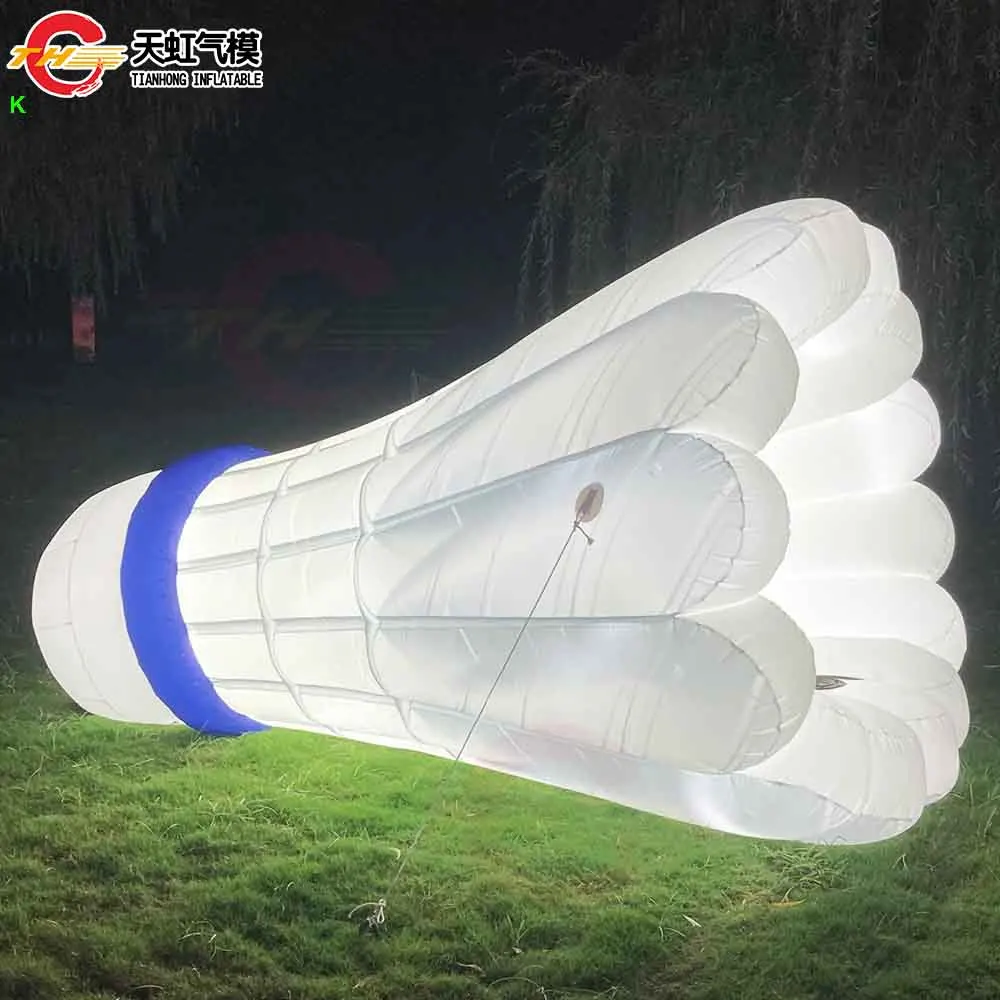 

Реклама на открытом воздухе, гигантская надувная копия для бадминтона, индивидуальные надувные спортивные инструменты, модель велосипеда для регби, баскетбола