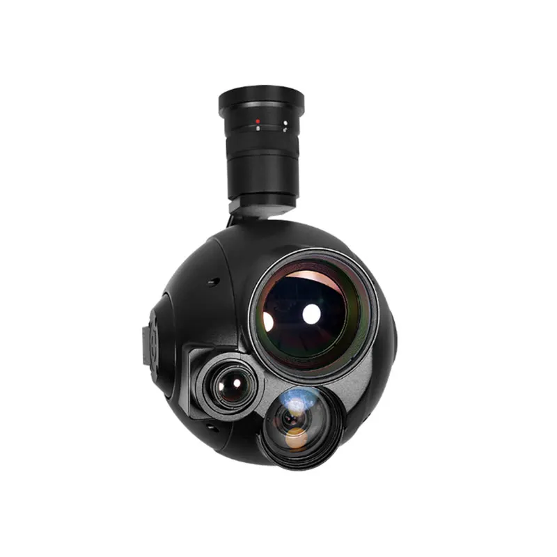 Poweul Q30TIR-1352 3-Axis Gimbal  30x Optical Zoom Dual IR Thermal Sensor Industrial Inspection Search Firefighting