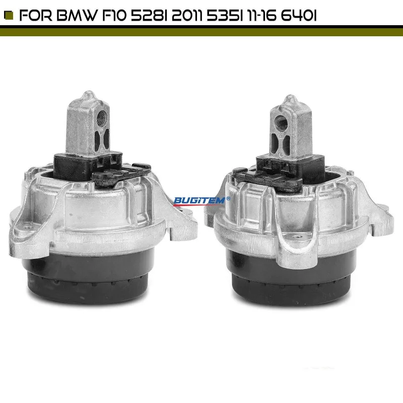 

2PCS Front Left & Right Engine Motor Mounts 22116777365 22116786528 For BMW F10 528i 2011 535i 2011-2016 640i