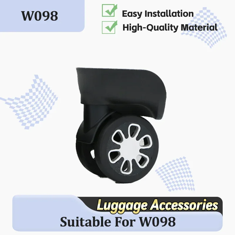 

For W098 360-Degree Silent Rotation Wear-Resistant & Slip-Resistant Easy Replacement Universal Replacement Parts Luggage Swivel