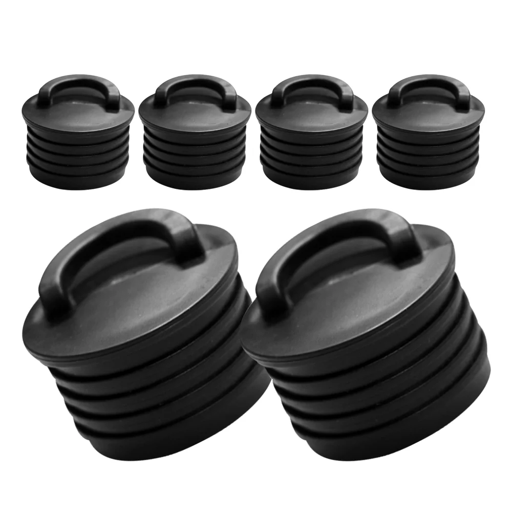

6 Pcs Kayak Waterproof Accessories Drain Scupper Hole Rubber Cover Boat Supplies Lightweight Kayak Replacement