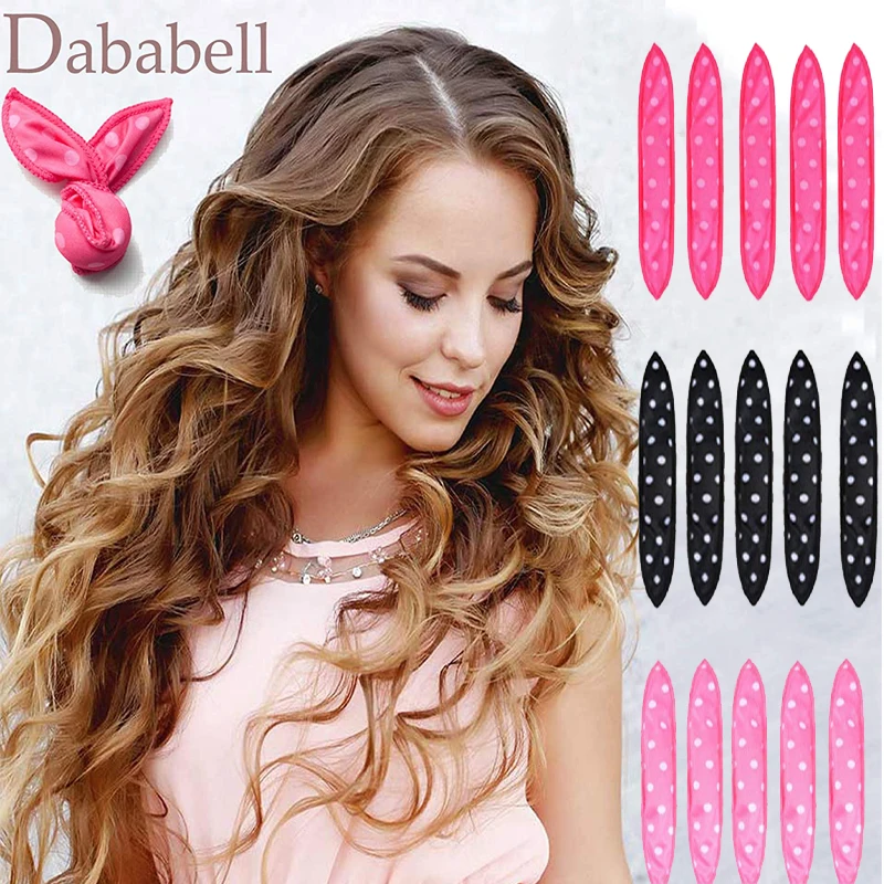 

20pcs Hair Curlers Soft Hair Bands DIY Waves Hair Rollers Heatless Curls Overnight Flexible Hairstyles Tools Magic Hair Care