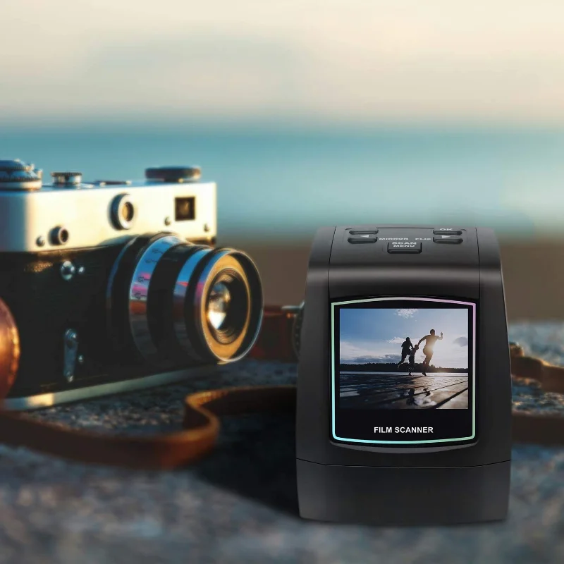 Capture Beautiful Moments Mini Digital Film and Slide Scanner - Convert slides and negatives to digital photos in one, 2.4\