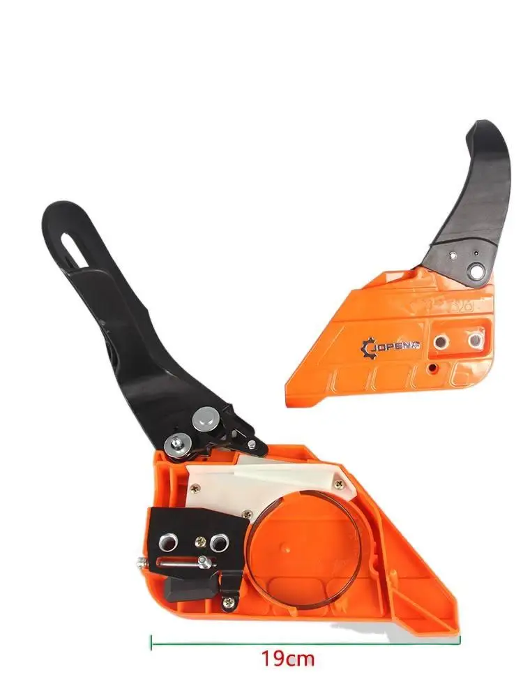 チェーンソーチェーンソー用オリジナルハイエンド52/58ブレーキパッドアセンブリ - ブレーキパッドカラーのランダムなアクセサリーが付属しています