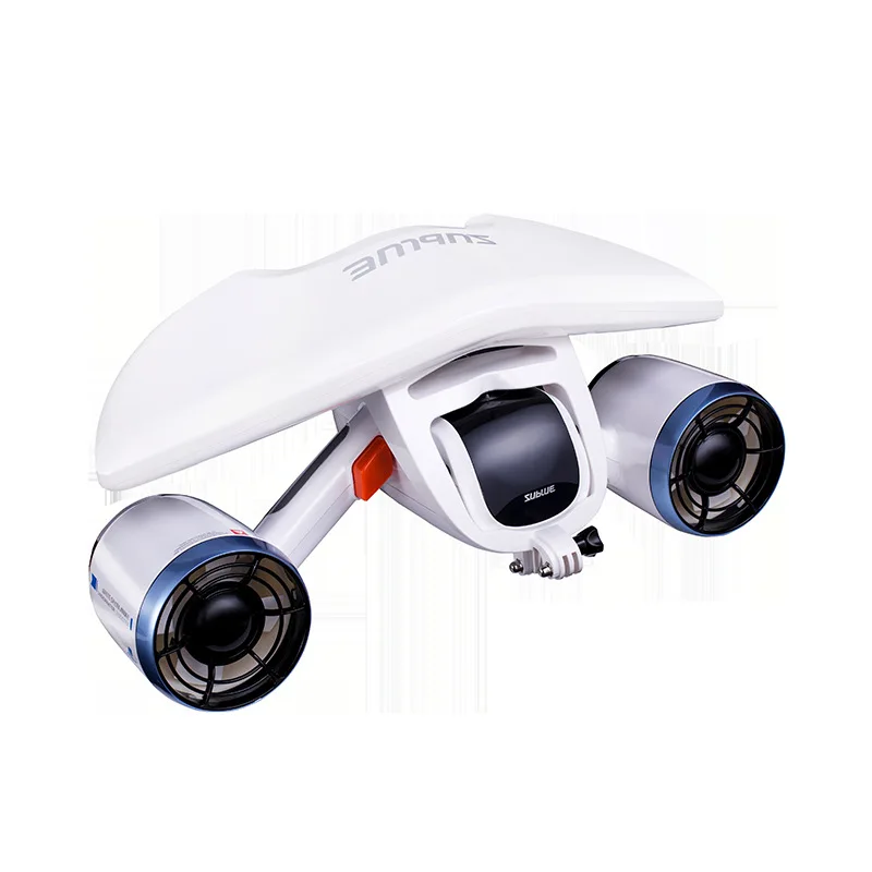 500W Mix Water Scooter With Underwater Thruster Power Booster For Freediving & Water Shooting White Play Equipment