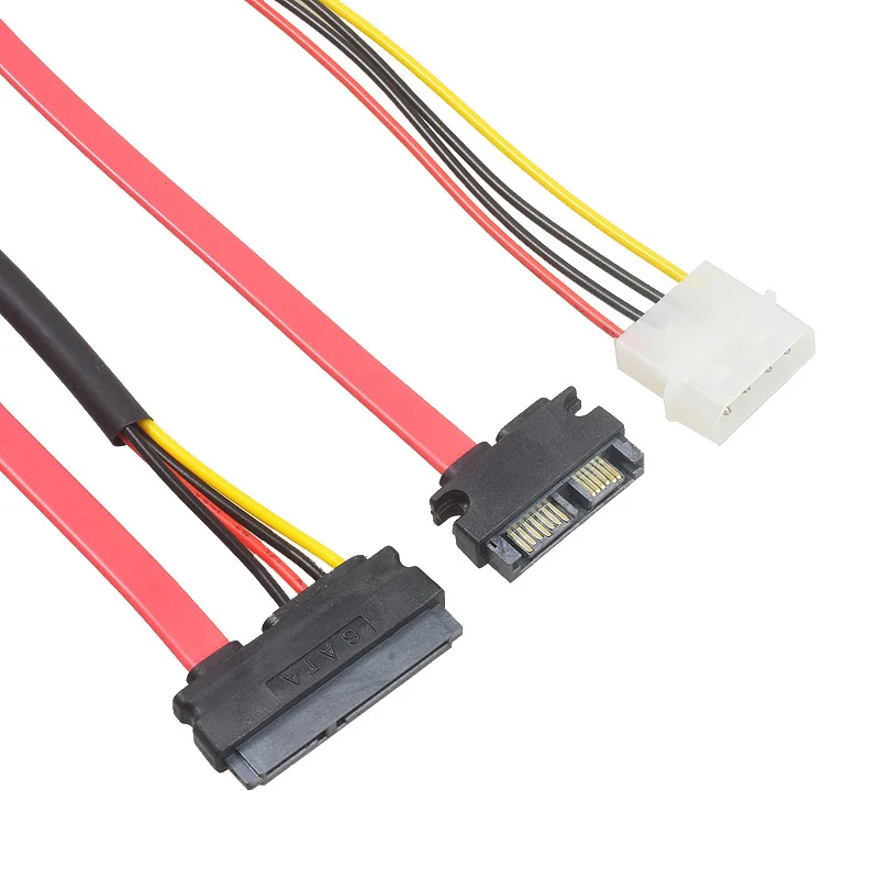 13pin SATA male to 22-pin SATA female Conterver cable adapter-SATA cable empty CD rack into with an additional 3.5 inch HDD