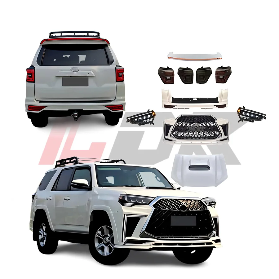 

Комплект автоматического внешнего бампера LDR для 4Runner 2018-2019 с болтовой установкой и аксессуарами для модернизации/обновления