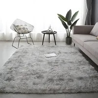 Gray Carpet for Living Room Plush Rug Bed Room Floor Fluffy Mats Anti-slip Home Decor Rugs Soft Velvet Carpets Kids Room Blanket