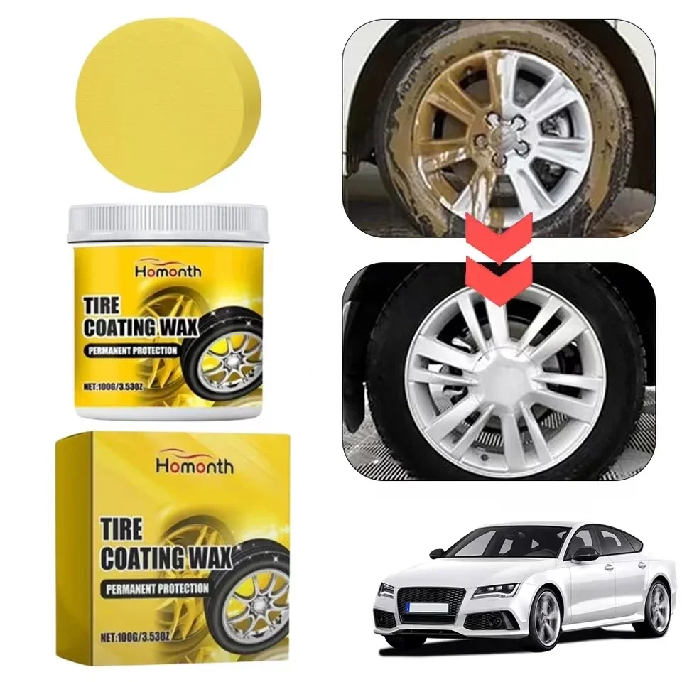 

Tire Coating Wax Tire Protection Coating Solution Agent Shine Applicator Cleaner For Car Motorcycle RV