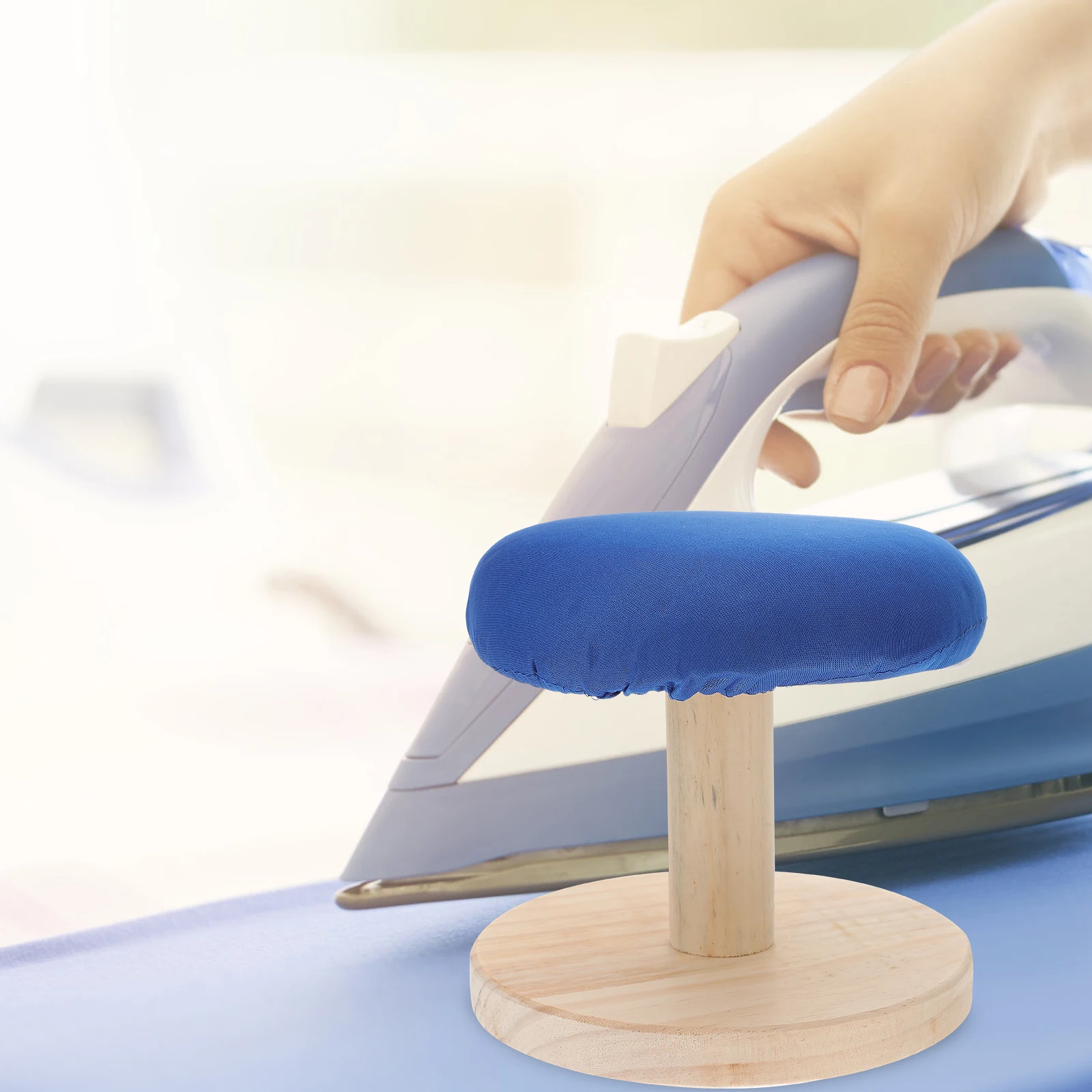

Ironing Board Tool Small Stool Pad Apartment Shoulder Lroning Mat Cloth with Cover Countertop Child