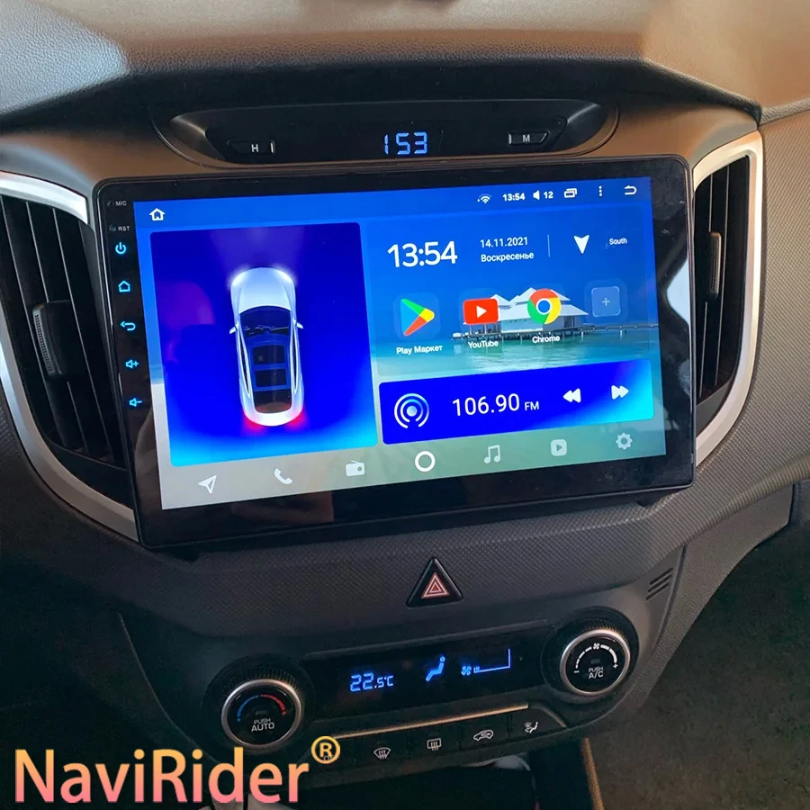 Android Screen For Hyundai Creta IX25 2015-2019 AI Voice Car Radio Head Unit Navigation Stereo  Multimedia Video CarPlay Player
