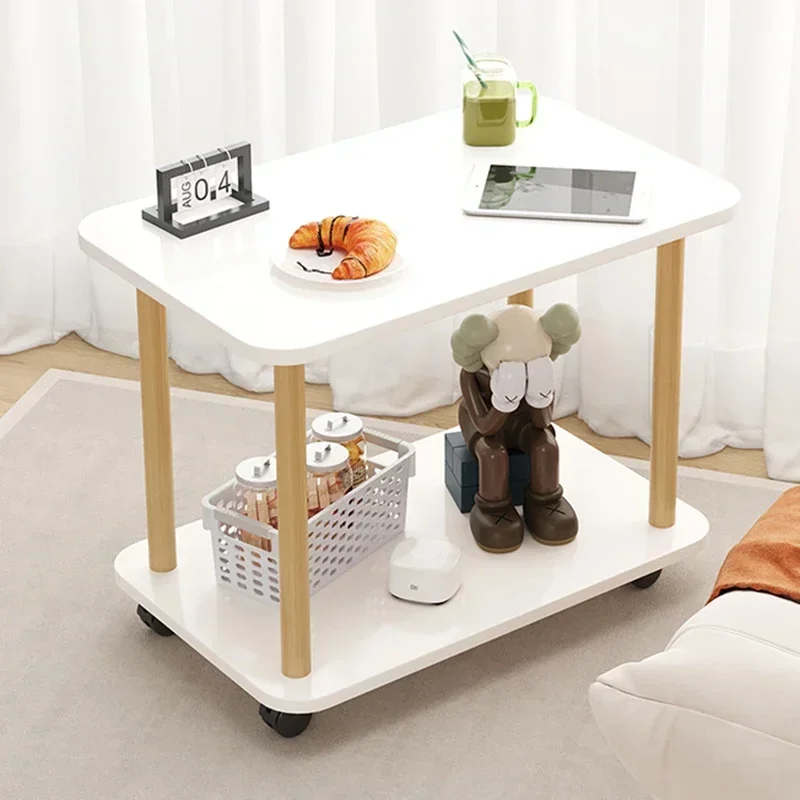 

Living Room Coffee Table Modern Design Portable Nordic Wheel Table With Storage Japanese Meubles De Salon Home Furniture