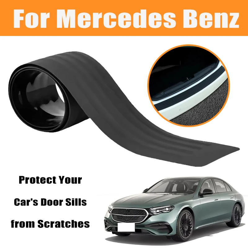 

Universal Anti-scratch Car Trunk Door Sill Plate Protector For Mercedes Benz C E S GLC GLE CLA CLS A GLA GLB GLS MLK M Class