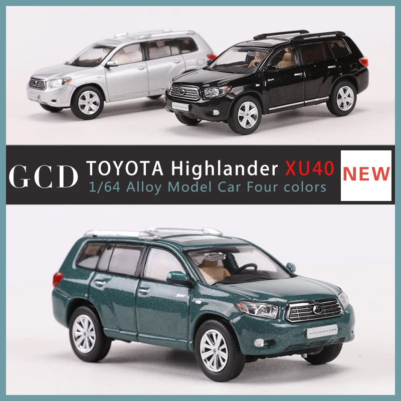 GCD 1:64 Toyota Highlander XU40  Diecast Alloy Model Car