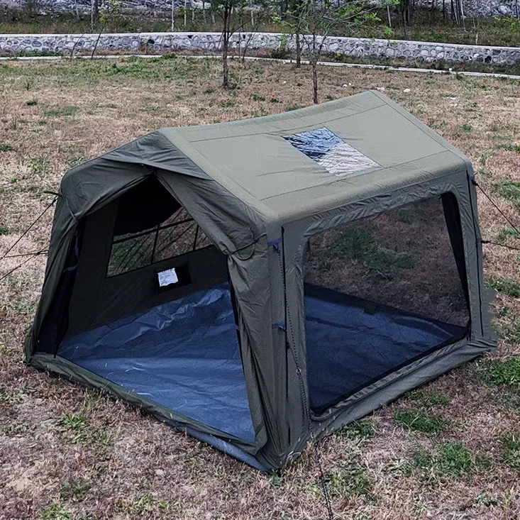 

Green Air Inflatable Travel Family Tents Outdoor Camping Stove Jack Tent