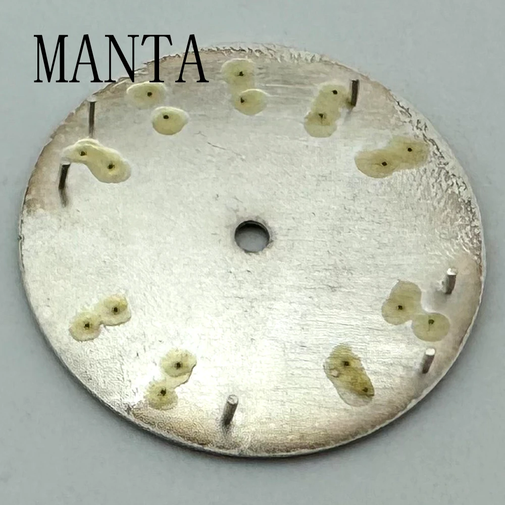 MANTA 28,7 mm steriele wijzerplaat lichtgevende pasvorm NH35/NH36 Miyota8205/8215/821A ETA2836/2824 Mingzhu2813/3804 beweging zwart blauw groen