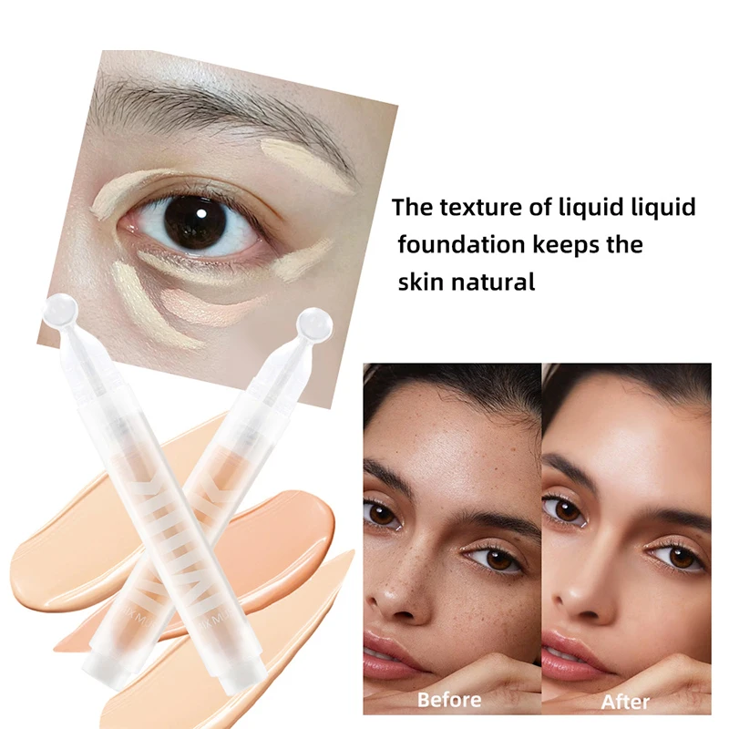 Original Brand Liquid Concealer Foundation Skin Tone Repairing Oil-control Long Time Moisturizing Not Easy To Remove Makeup