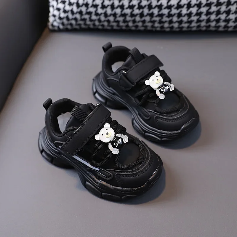 Spring Autumn New Children Sports Shoes Boys Breathable Leather Fashion Shoes Kids Shoes for Girls Baby Shoes Toddler Sneakers