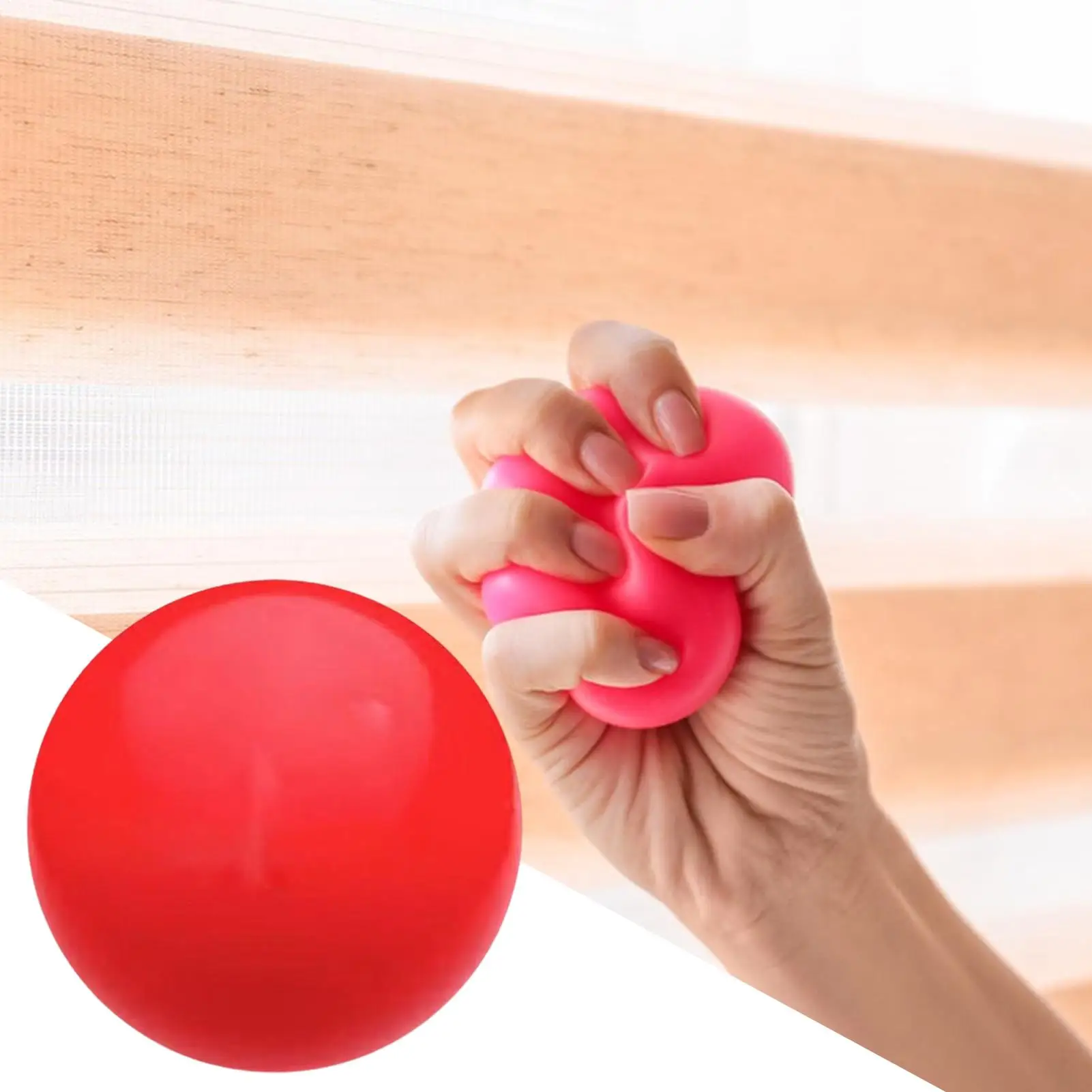 Hand Grip Ball Soft Grip Strength Finger Strengthener Gripper Wrist Forearm Exercise Ball For Hands Kids Adult Finger Grip Wrist
