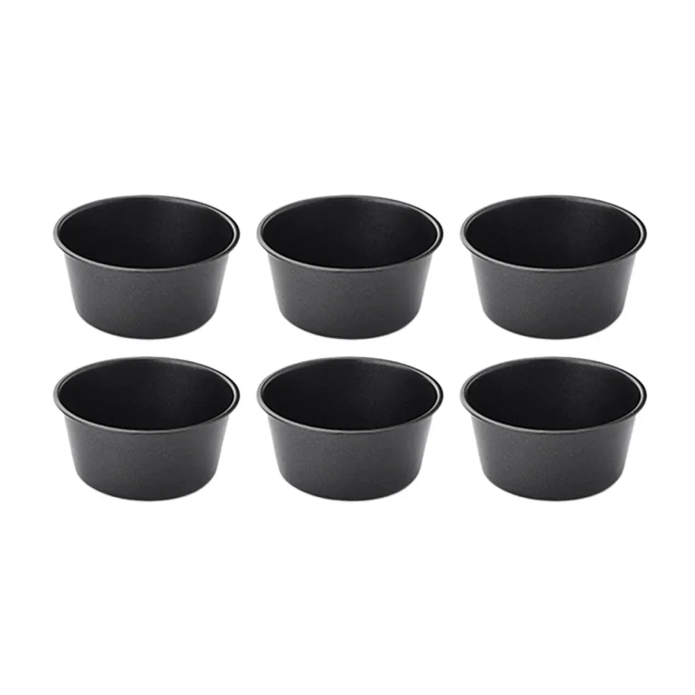 Carbon Steel Shaped Pudding Cup Compact Design Easy Release Efficient Storage Stackable Molds Stackable Pudding Cups