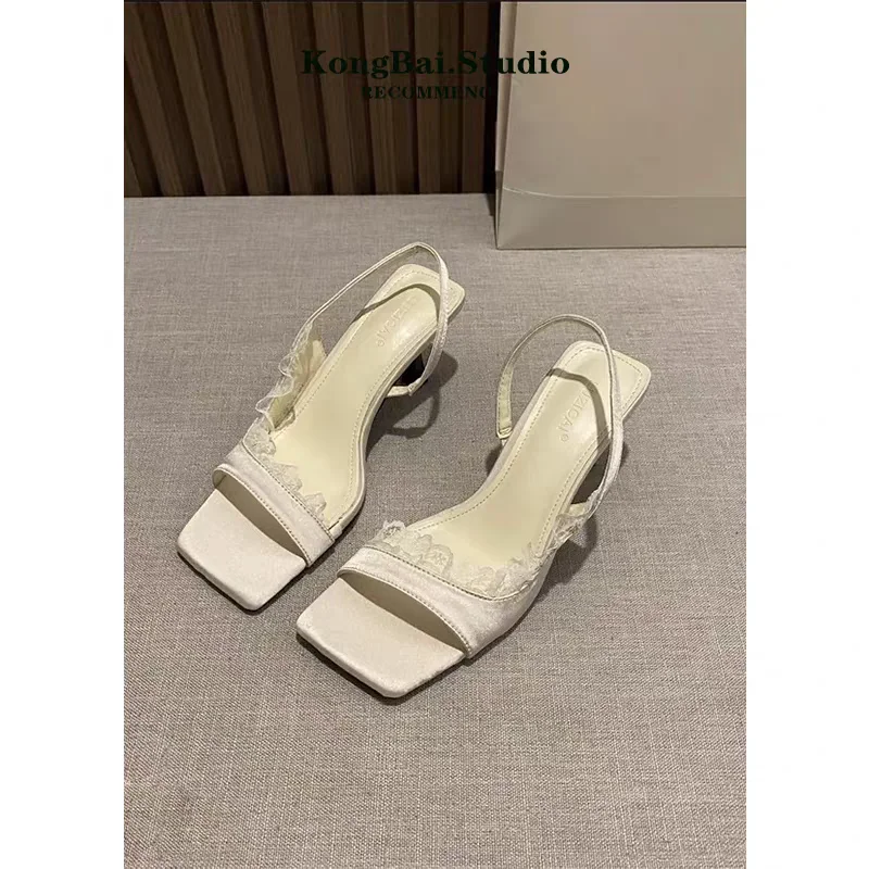 

Летние сандалии 2026, женская обувь, новые модные женские модные пикантные туфли-лодочки на тонком высоком каблуке Sandalias De Mujer