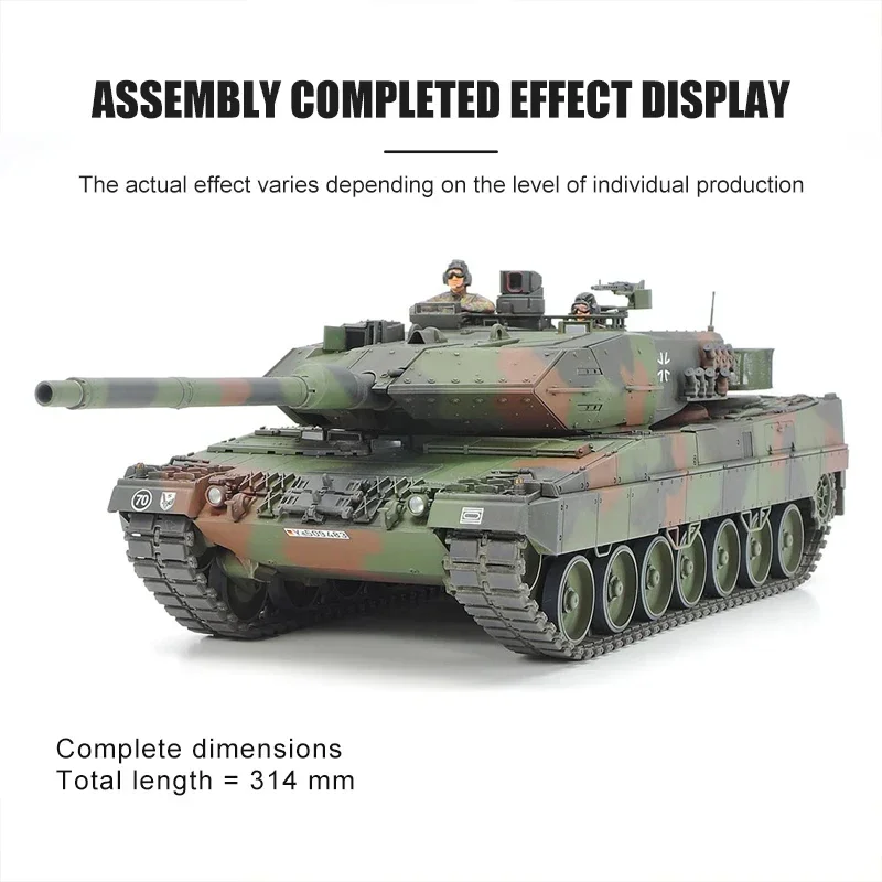 TAMIYA 1/35 Model diy toys 35271 German Modern Leopard 2A6 Main Battle Tank-Scale Model Kit