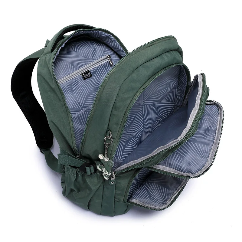 Tegaote-Mochila impermeable de nailon para mujer, morral de viaje para adolescentes, Mochila escolar para estudiantes