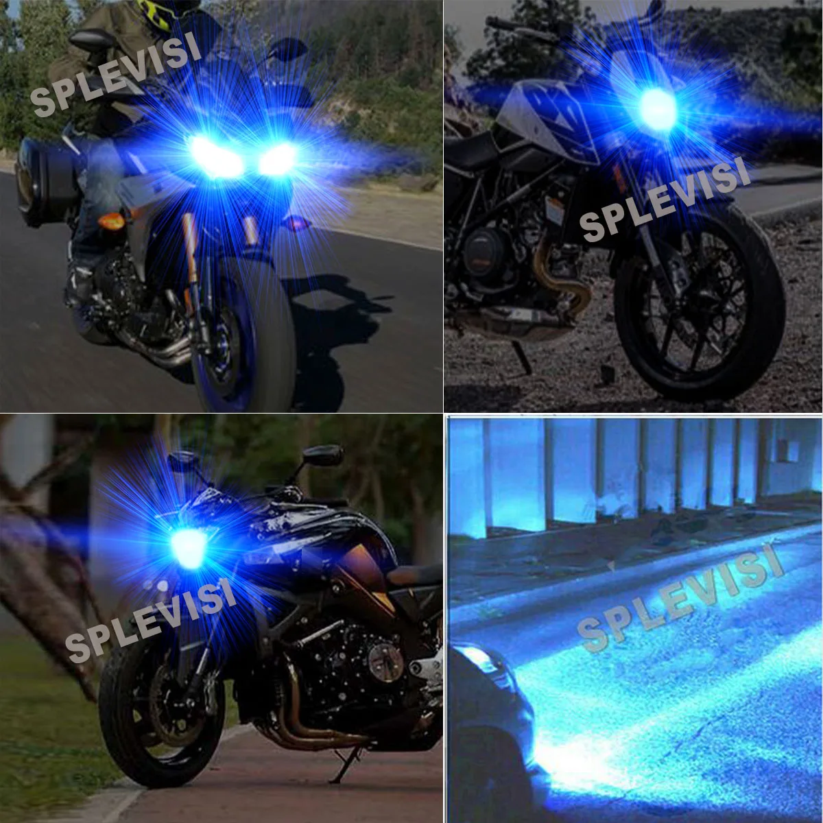 2x70W 8000K Ice Blue Motorcycle LED H7 Headlight  Kit For YZF-R1 2007 2008 2009 2010 2011 2012 2013 2014  Phare Led Moto