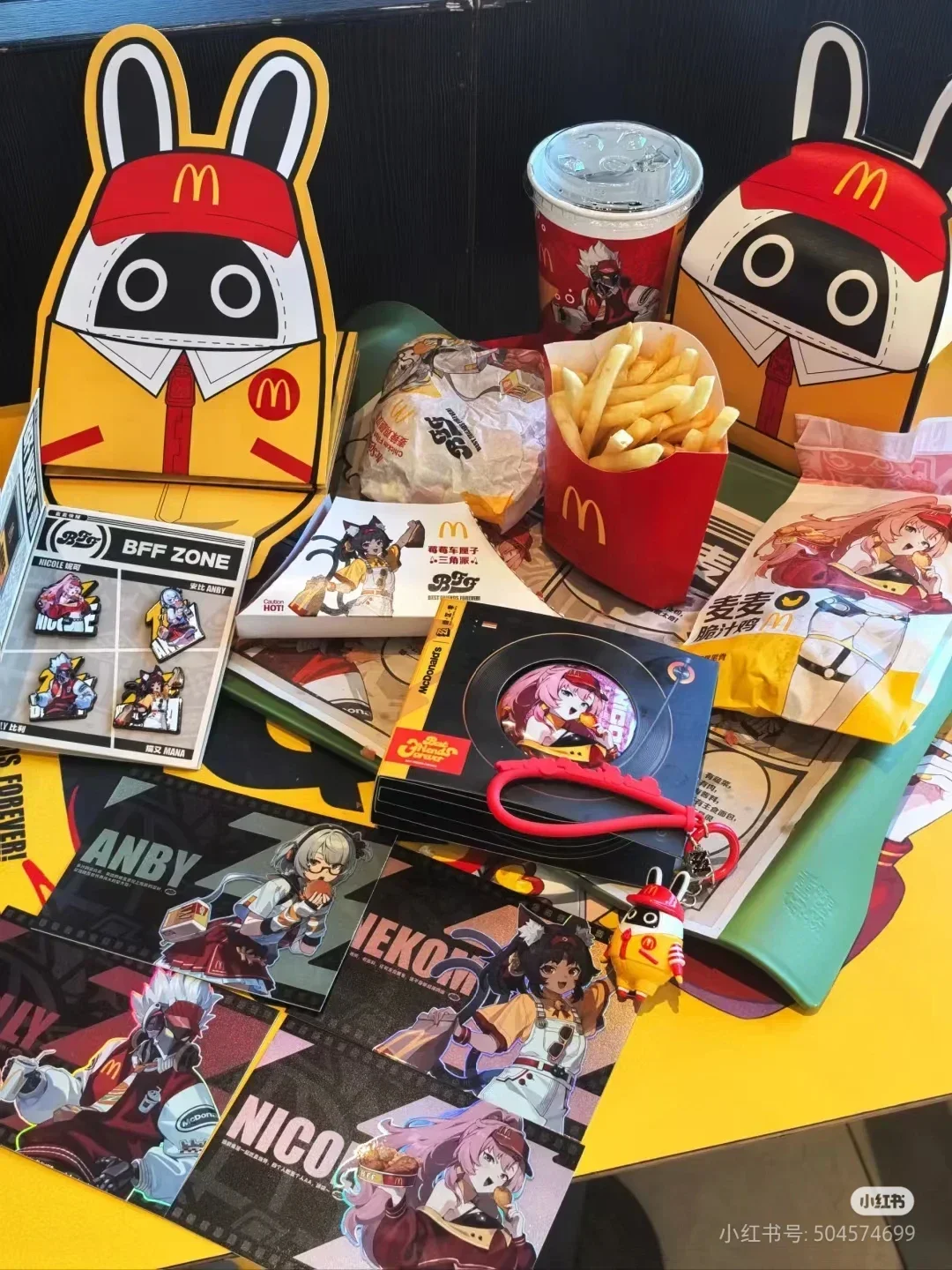 In Stock McDonald's X Zenless Zone Zero Official Collaboration Nicole Demara Anby Demara Merchandise gifts