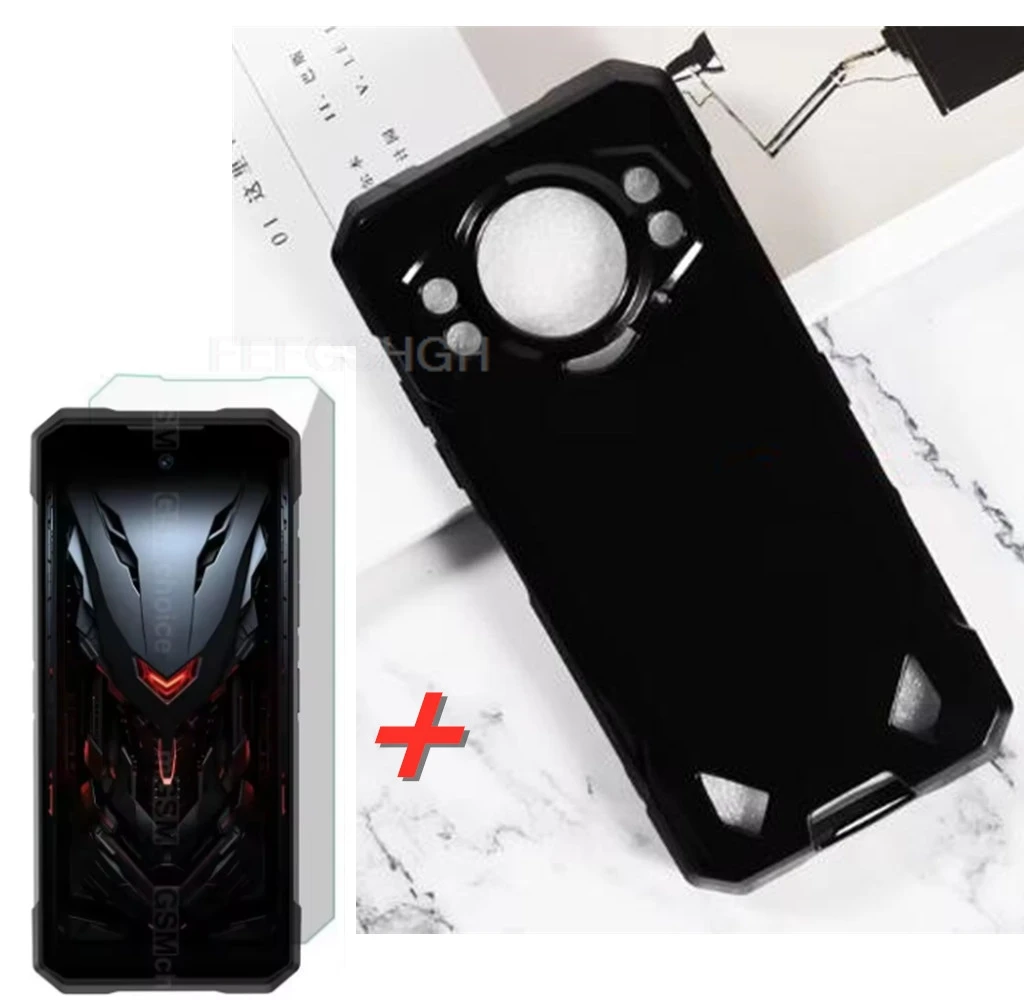 Protective Glass For DOOGEE S200 S200X S200 Plus Case Silicone Clear Cover On For DOOGEE S200 Plus empered Glass