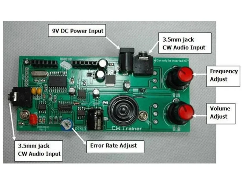 2 in 1: CW Trainer & Decoder * Morse Code Training Partner * Keyer Interpreter Module Board