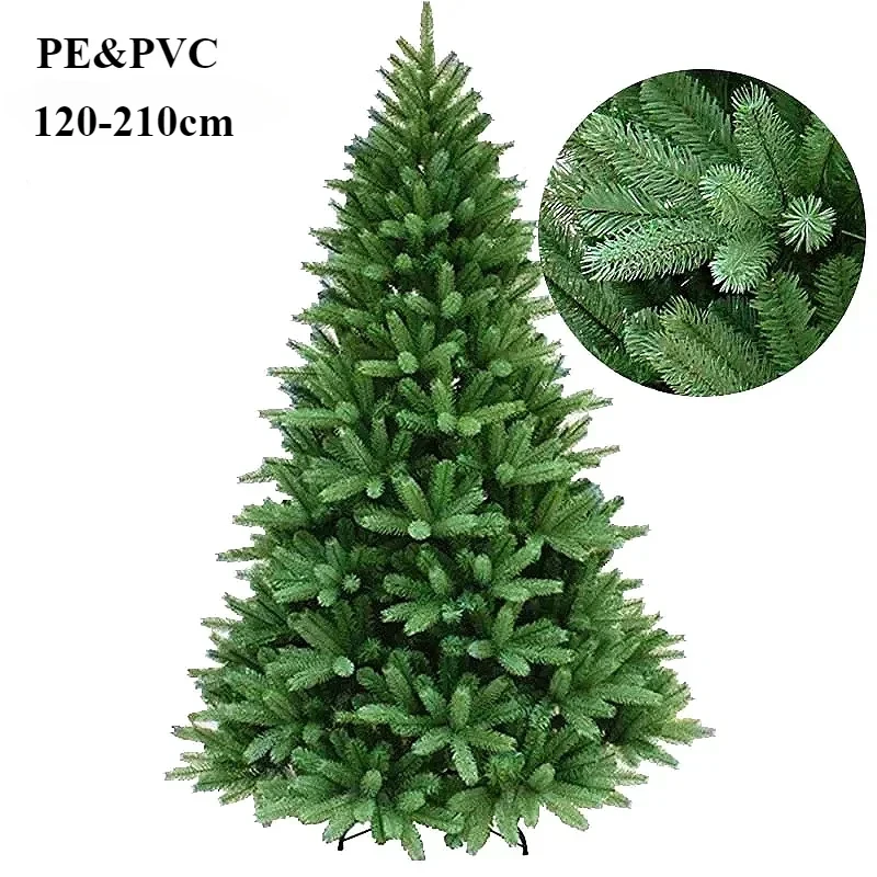 

Simulation Christmas Tree 1.2m-2.1m PVC Encrypted Christmas Home Mall Hotel Garden Decoration Arbol De Navidad Crismas Tree