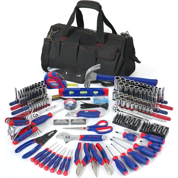 

322-Piece Home Repair Tool Kit With Carrying Bag - Basic Household Hand Tools