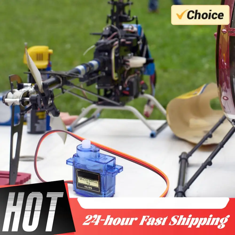 SG90 9G Micro Servo for 450 Fixed-Wing QC-Certified Small Servo Essential RC Model Accessory for RC Helicopter Aircraft Airplane