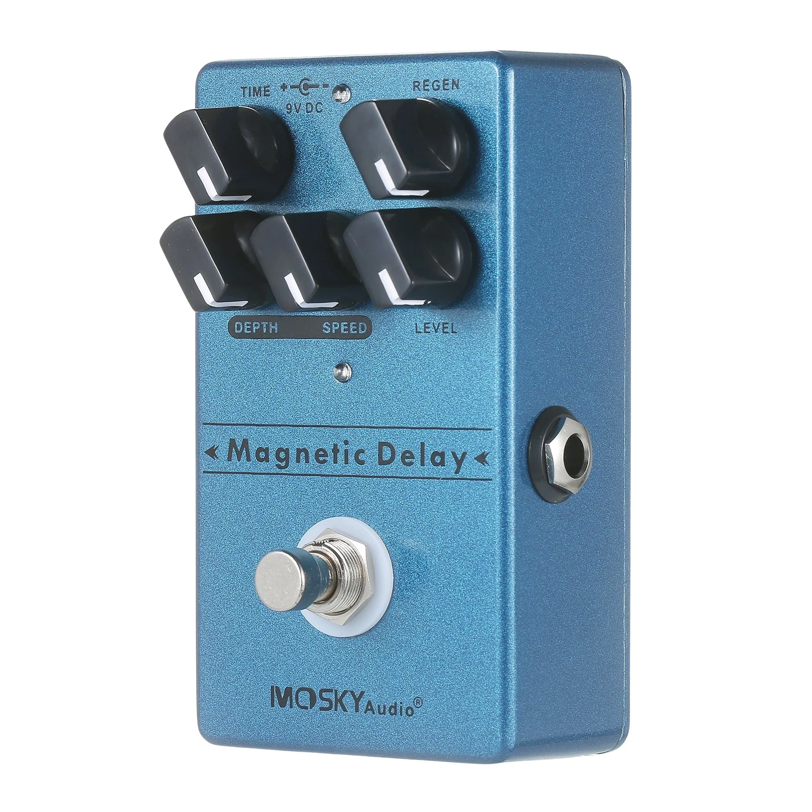 MOSKYaudio Pedal de efecto de retardo Echo, Pedal de efectos de guitarra