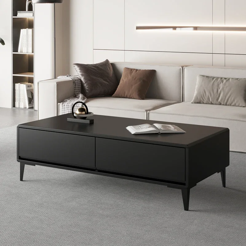 

Luxury Modern Coffee Table Wood Living Room Storage Designer Organizer Standing Side Table Moving Couchtisch Home Furniture