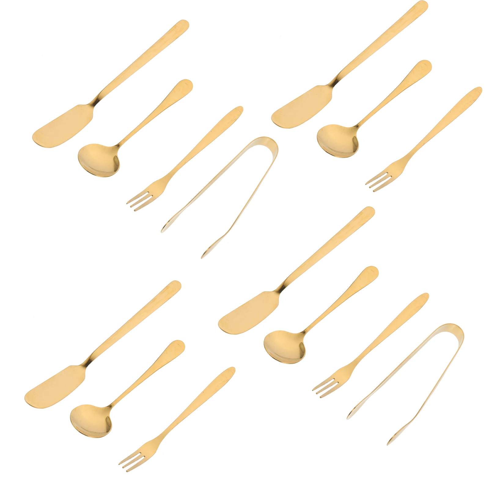 

1 set Tools Set Stainless Steel Spreader Serving Utensils Kitchen Essentials Charcuterie Forks Honey Spoons Portable Cutting Set