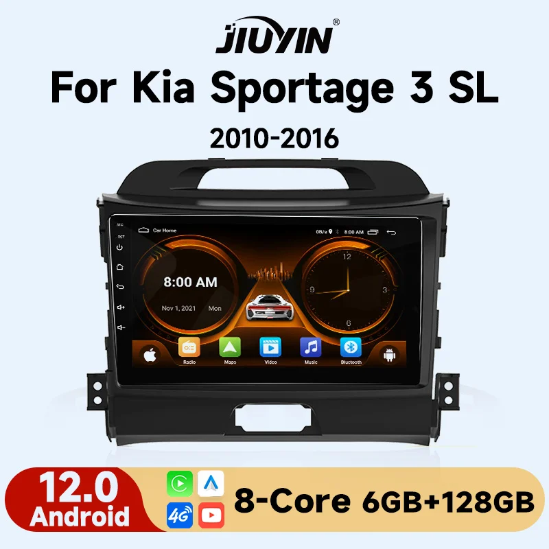 

For Kia Sportage 3 SL 2010 - 2016 Car Radio Multimedia Video Player Navigation stereo GPS Android 10 No 2din 2