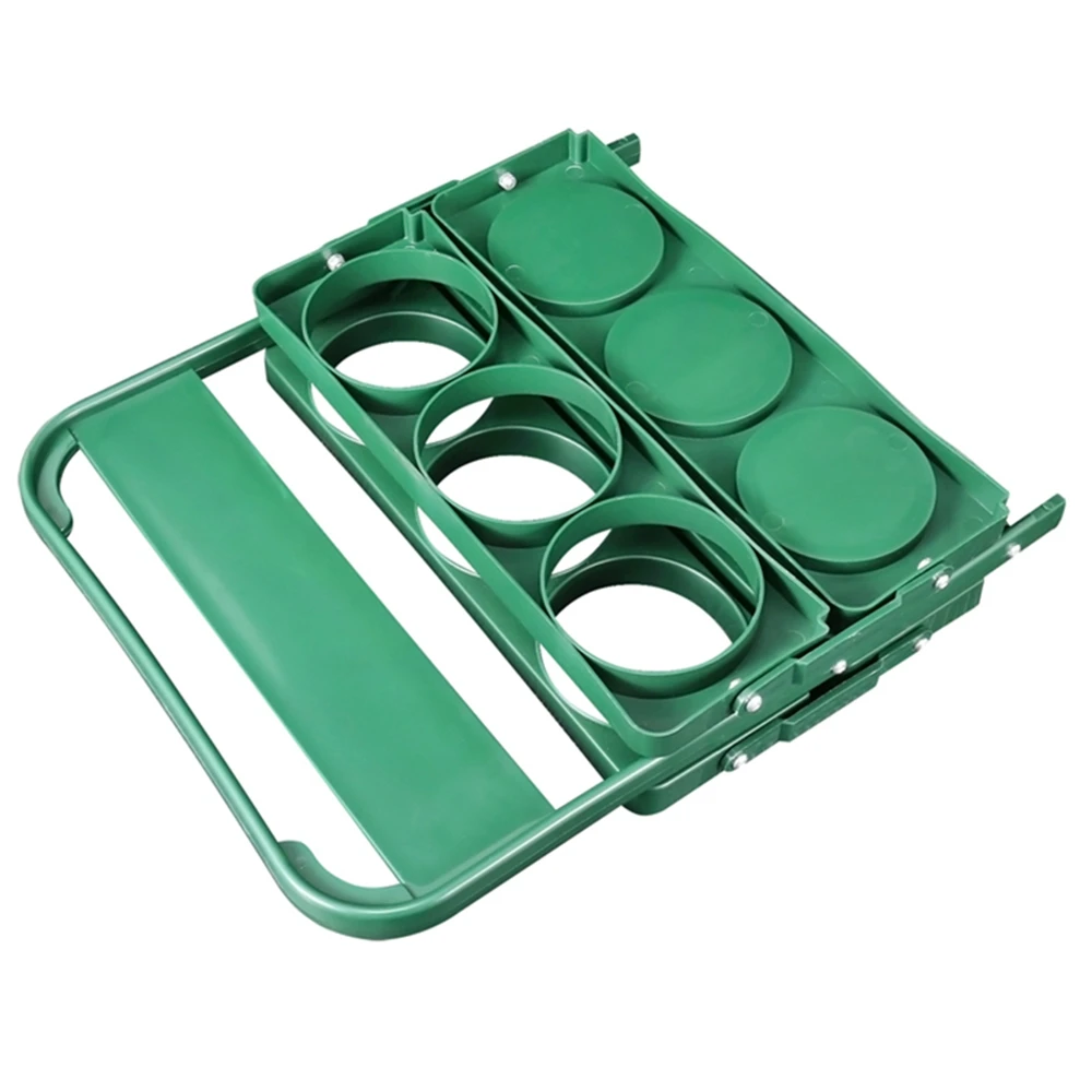 6 Holes Foldable Bottle Carrier Portable BBQ Party Beer Jar Holders Basket for Kitchen Storage and Organisation