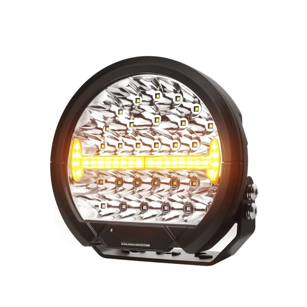 LED Spotlight Truck Headlight Two-color Position Light Truck 9-inch Driving Light