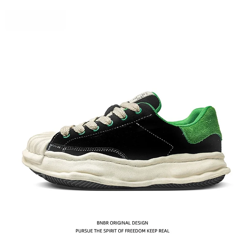 

BNBR D Dissolving oes ex Canvas Sports Casual Sneakers Heightening Thi Bot ell Head Board oes Youth Trend Summer