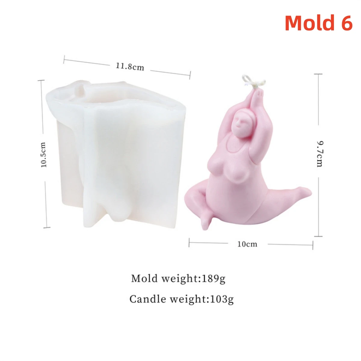 3D Lady Body Kaars Schimmel Yoga Pose Zeep Geurende Gips Epoxyhars Maken Mold DIY Home Decoratie Handgemaakte Geschenken